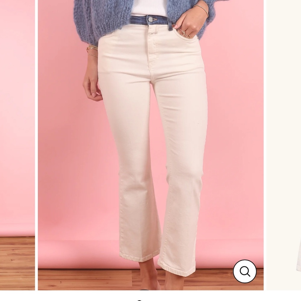 CLOSED TWO-TONE HI-SUN JEAN